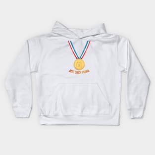 Best Couch Potato Gold Medal Kids Hoodie